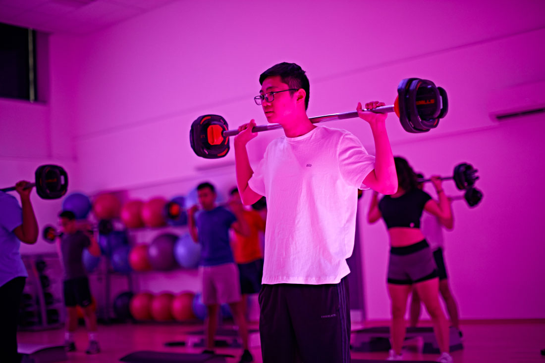 Students in a Les Mills Class